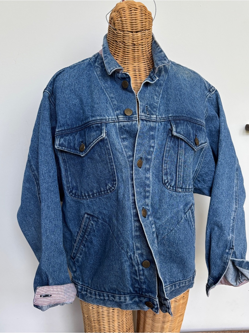 Vintage Calvin Klein Jeans Denim Jacket Women's Size Oversized Small Jean Jacket